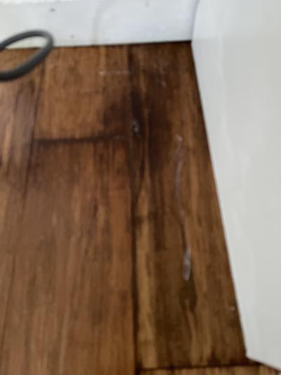 Floor under the fountain.