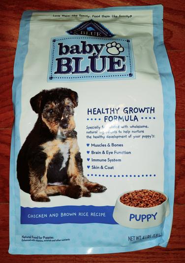 Blue Buffalo Baby Blue Puppy chicken and brown recipe dry food
