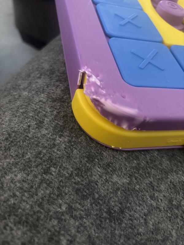 Chewed corner