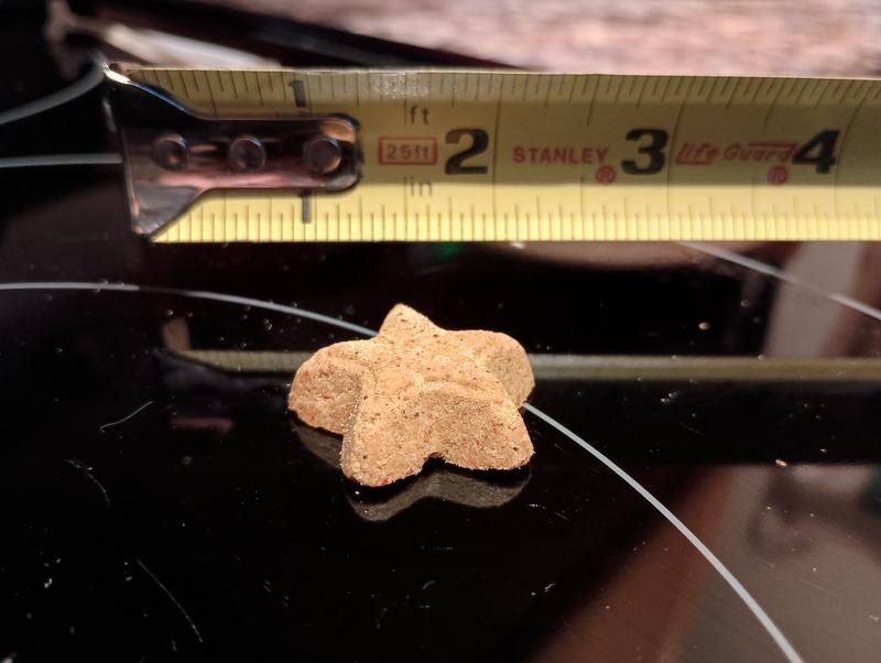 Perfect size for my little fur babies!  Not too hard either!!