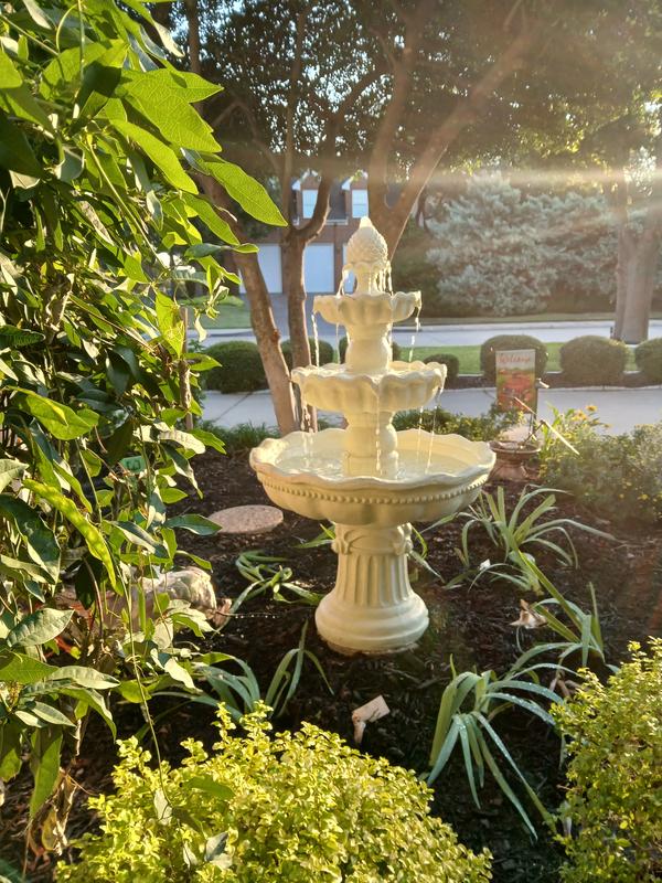 Fountain installed and looking great 20 minutes out of box!