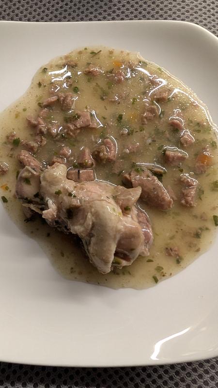 Chicken drumstick with bone!