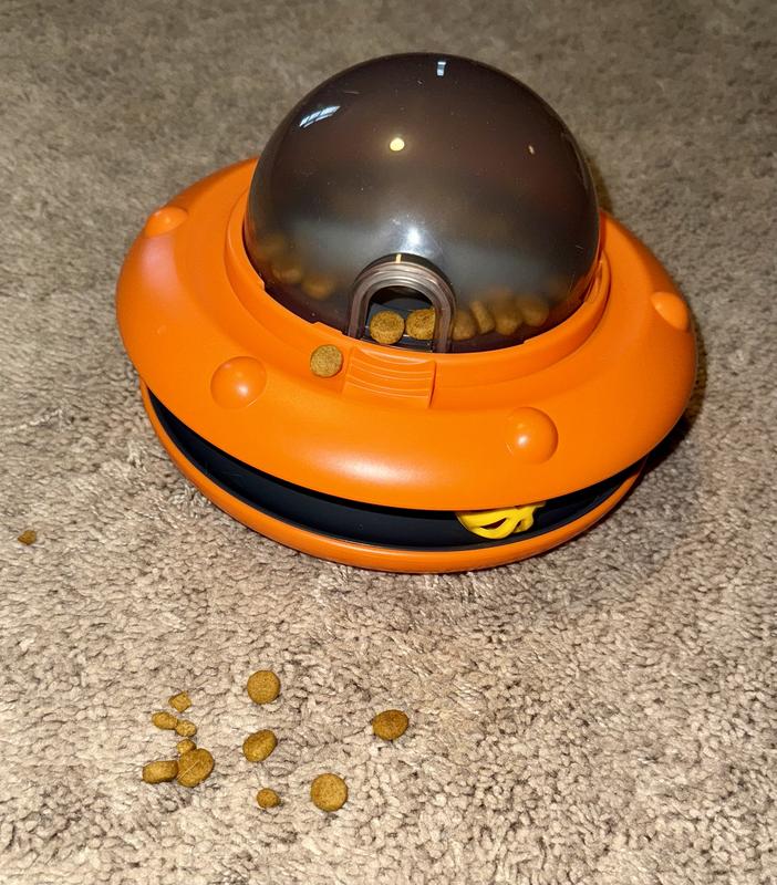 Amount of food it spits out