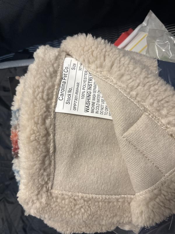 Inside of the blanket not shown in listing