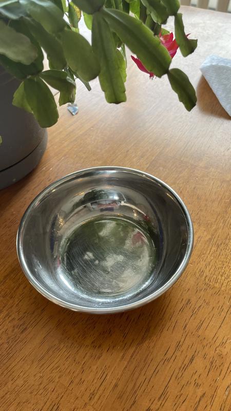 He cleaned his bowl completely!! He loves the flavor