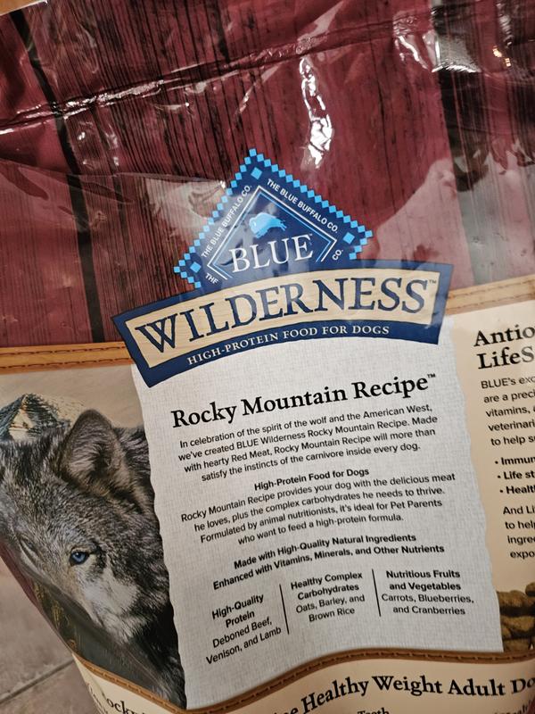 BLUE BUFFALO Wilderness Red Meat Rocky Mountain Recipe HighProtein