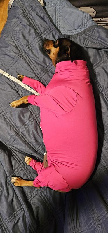 Size small. Leg length approximate - tape at about her elbow