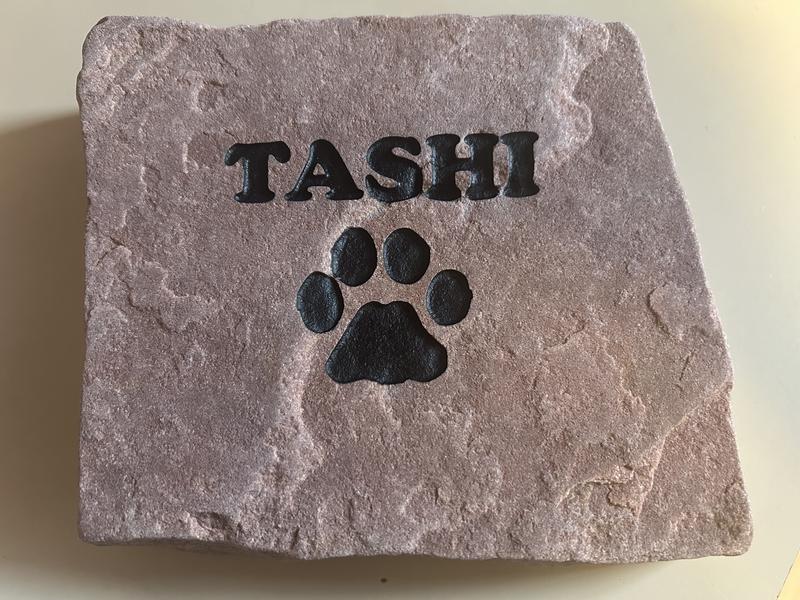 ON HER GRAVE IN THE BACKYARD, RIP TASHI :''''(