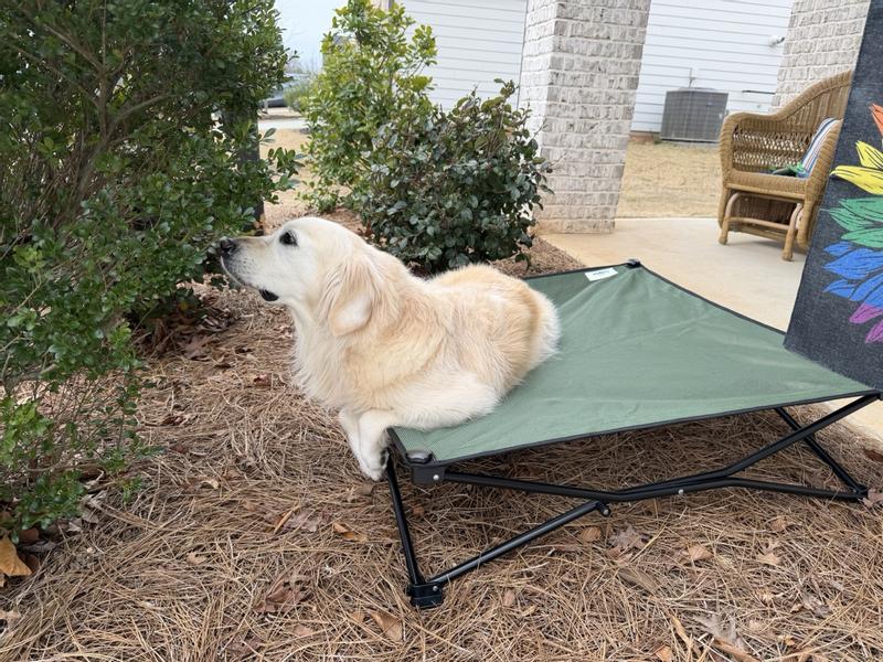 Tilting all her weight and not tipping over