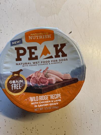 Rachael Ray Nutrish PEAK Natural Grain Free Wetlands Recipe with Chicken Duck with Freeze Dried Raw Bites Dry Dog Food 12 lb bag