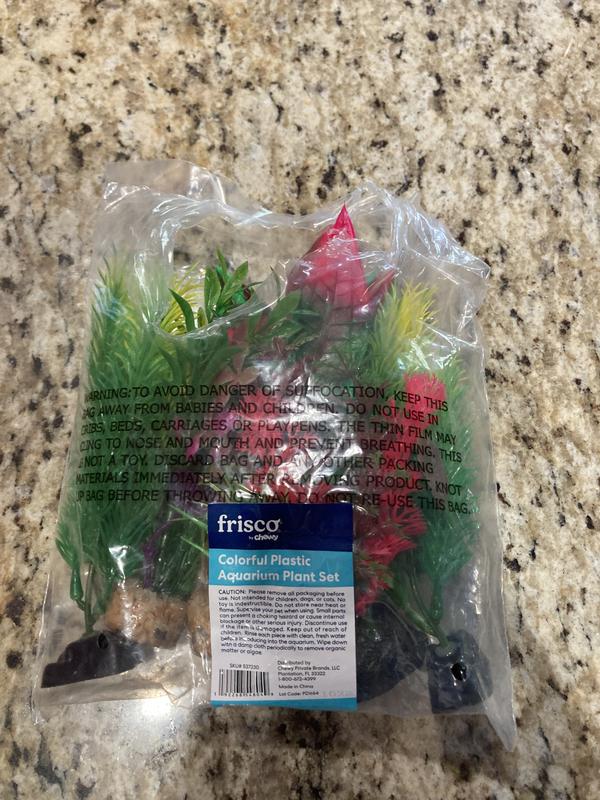 Frisco Plastic Aquarium Plant Set