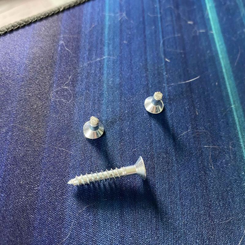 snapped screws