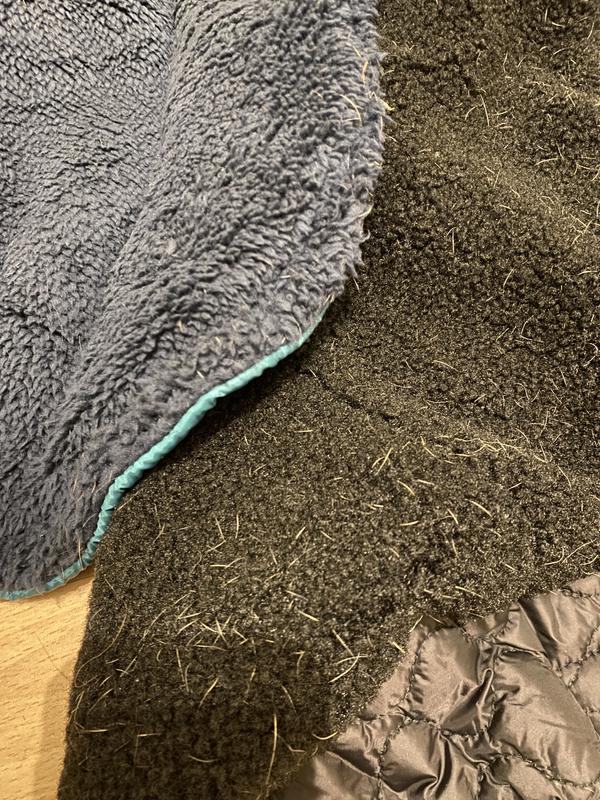 Frisco Heavy Weight Dog & Cat Quilted Hybrid Coat with Sherpa Lining