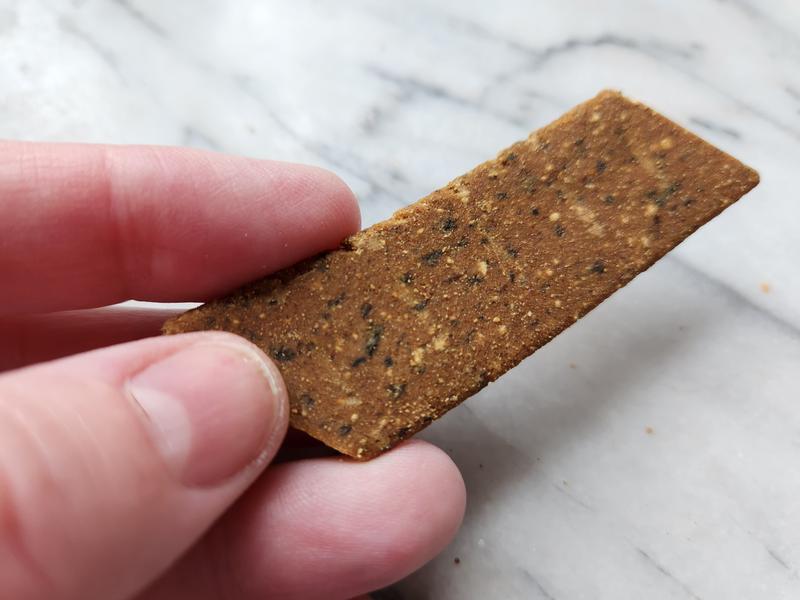 Closeup of a jerky piece. Soft, tearable into any size piece, nice smell.