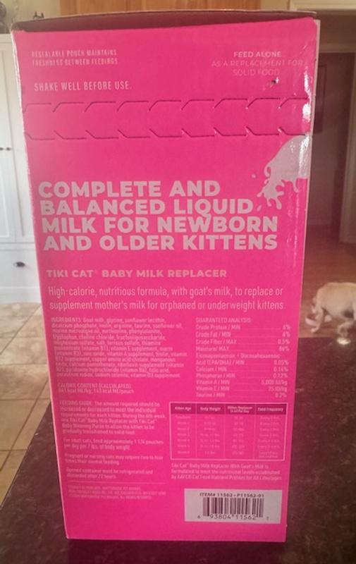 Nutrition and directions