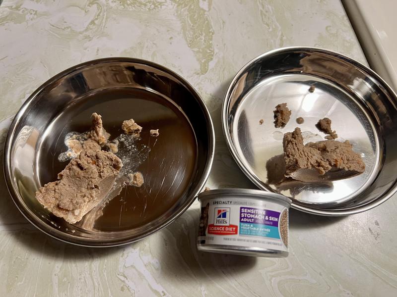 Tuna flavor straight out of the can.