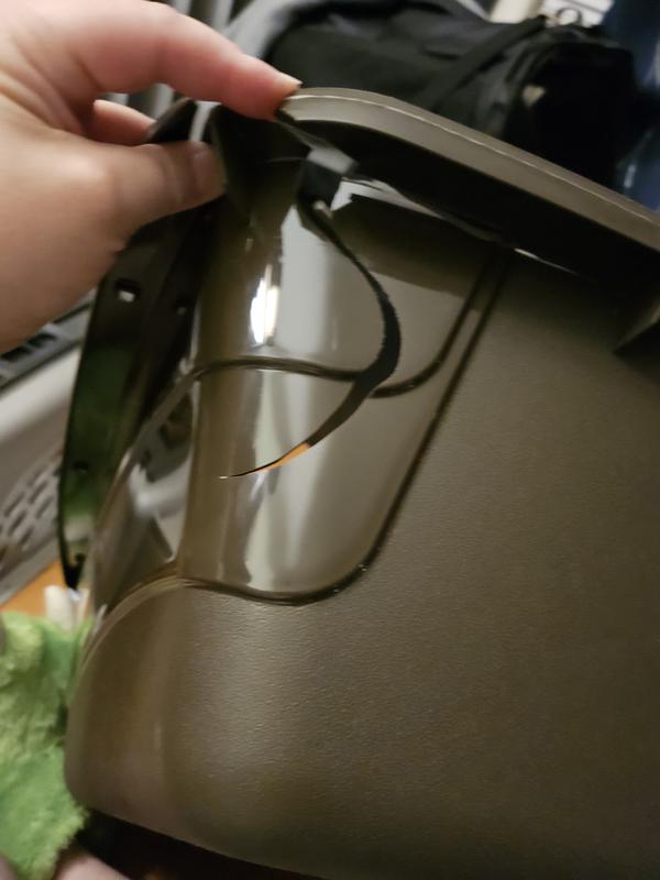 If the crack was a little chip I wouldn't have been so disappointed.