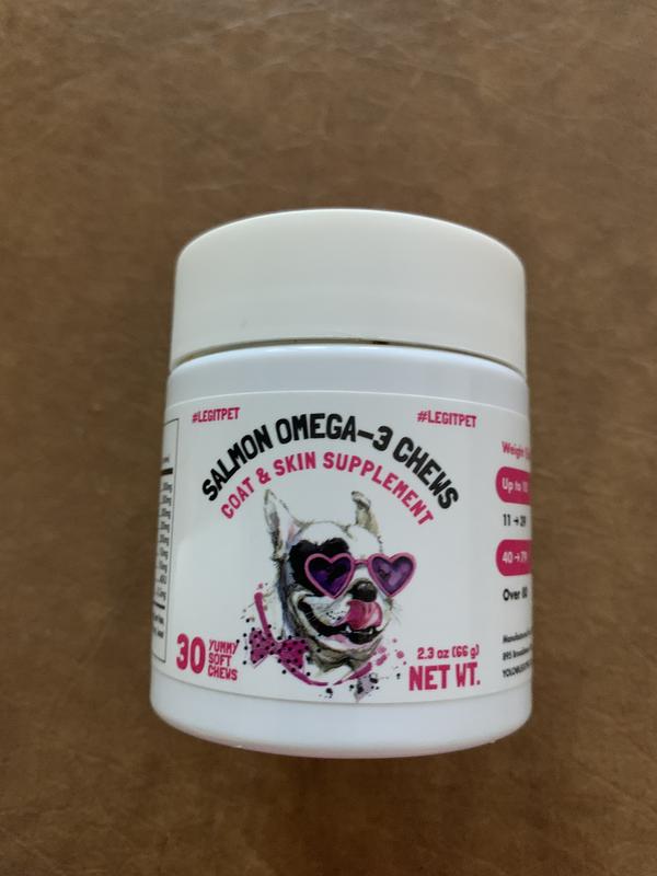 Legit Pet Alaskan Salmon Omega-3 Soft Chew