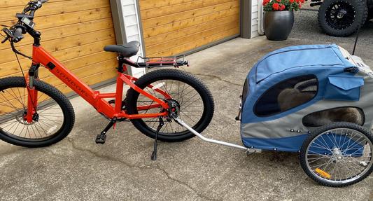 PetSafe Happy Ride Steel Pet Bicycle Trailer — Puppy Fever Pro