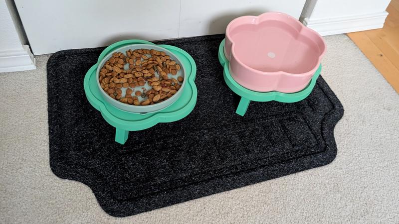 2 sets, one with the bowl replaced for one I bought separately. The mat is also from here on Chewy. 👍
