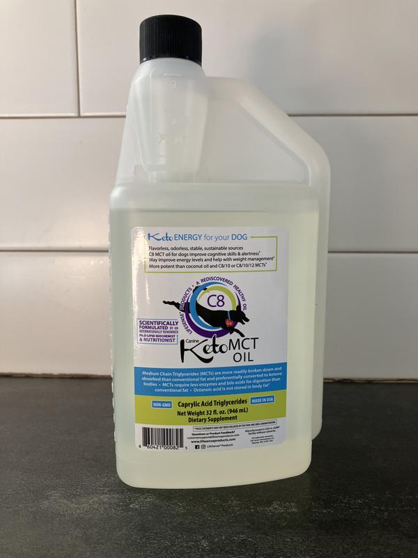 LIFESENSE PET KetoMCT Oil Liquid Supplement for Dogs, 32-fl oz bottle ...