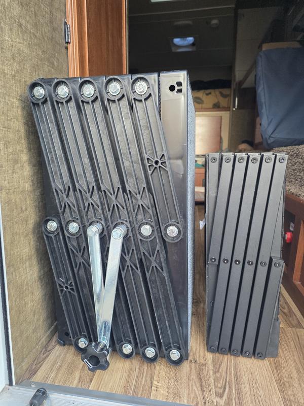 Comparison of stairs folded