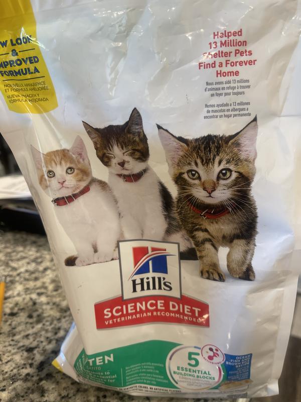 HILL'S SCIENCE DIET Kitten Dry Ocean Fish & Brown Rice Recipe Dry Cat