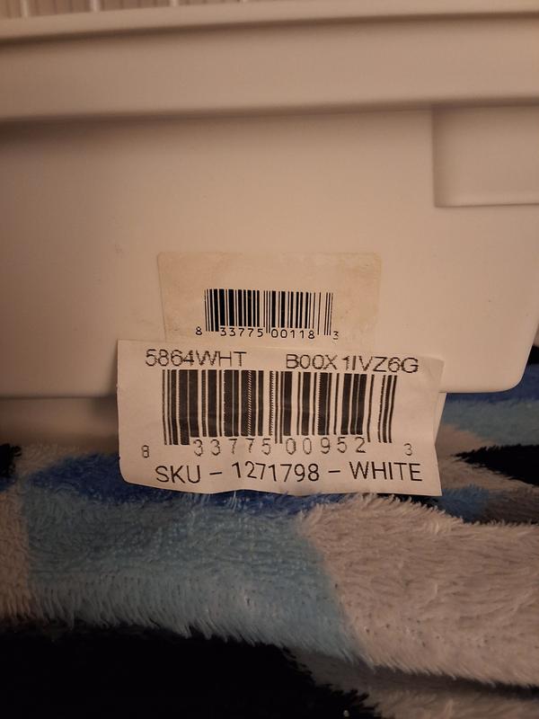 Possible older model sticker underneath?