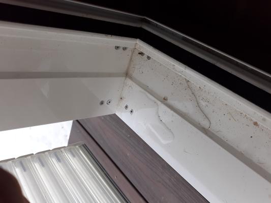 Water in wall tunnel