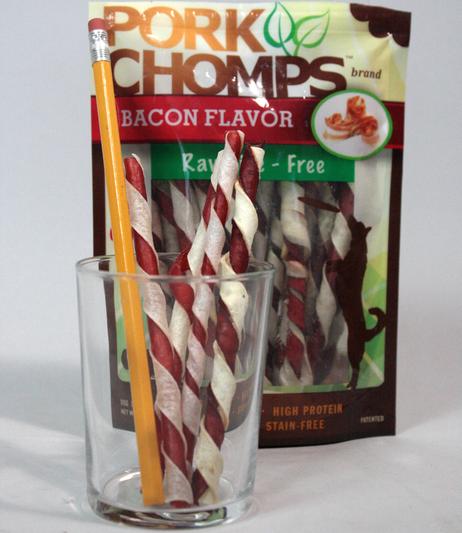 Pork chomps clearance bacon flavor