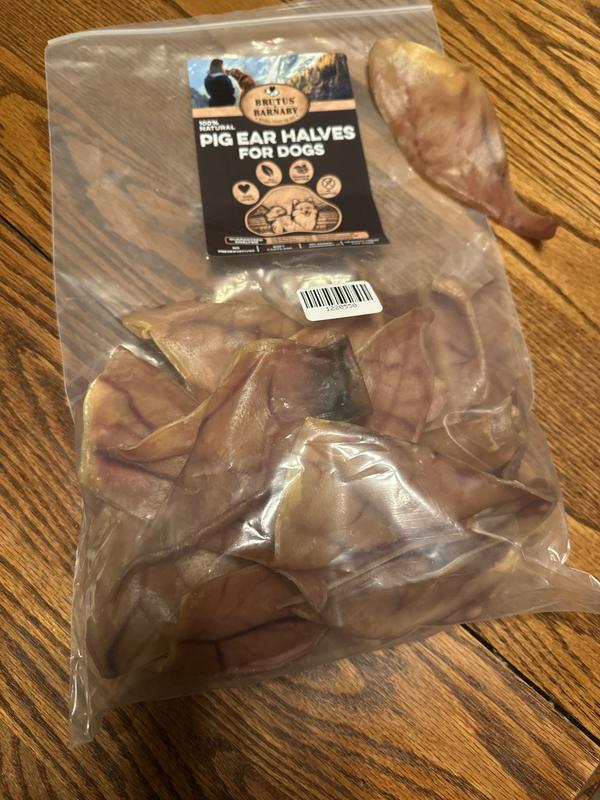 Full Bag of Pig Ear Halves for Dogs