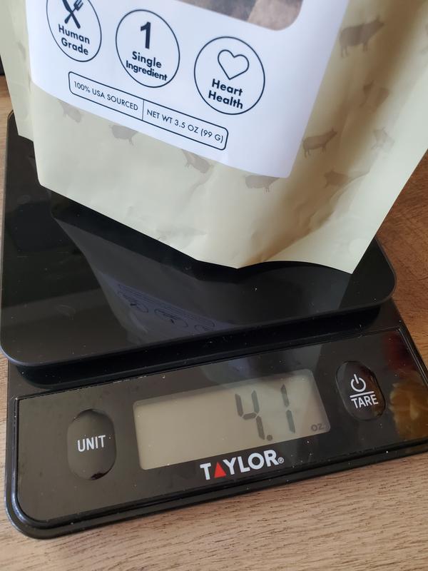 Clocked in at 4.1oz including package weight