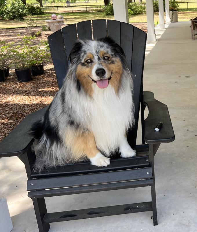 After bath porch sitting.
