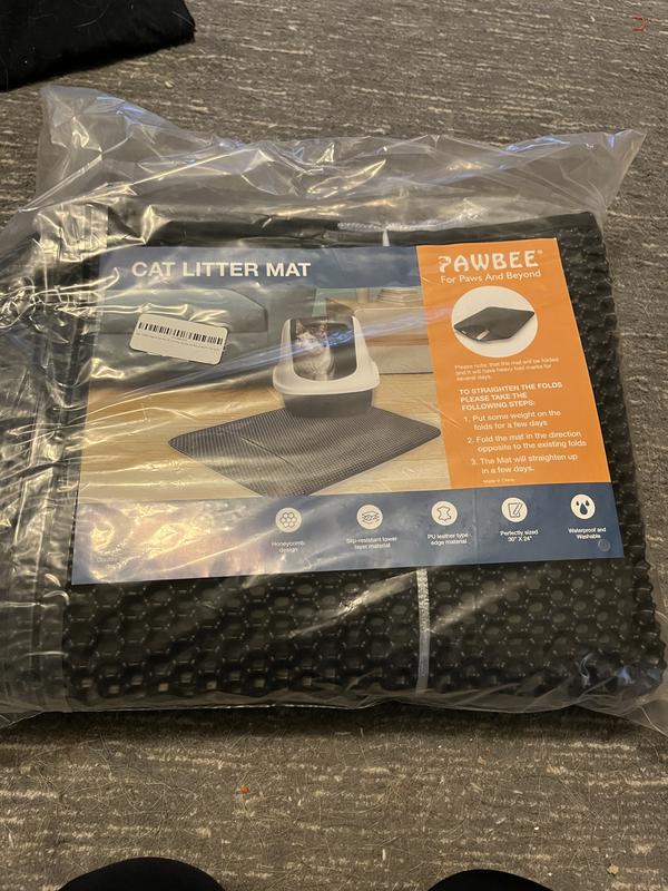 It does come folded up, so you gotta flatten it