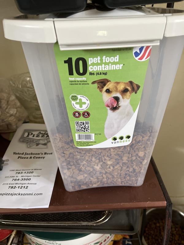 Double sided dog food container sale