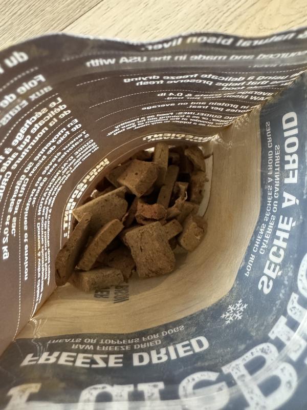 Size and shape of the treats