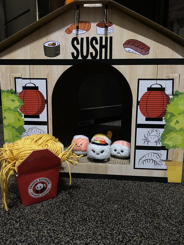 Set him up for play time!