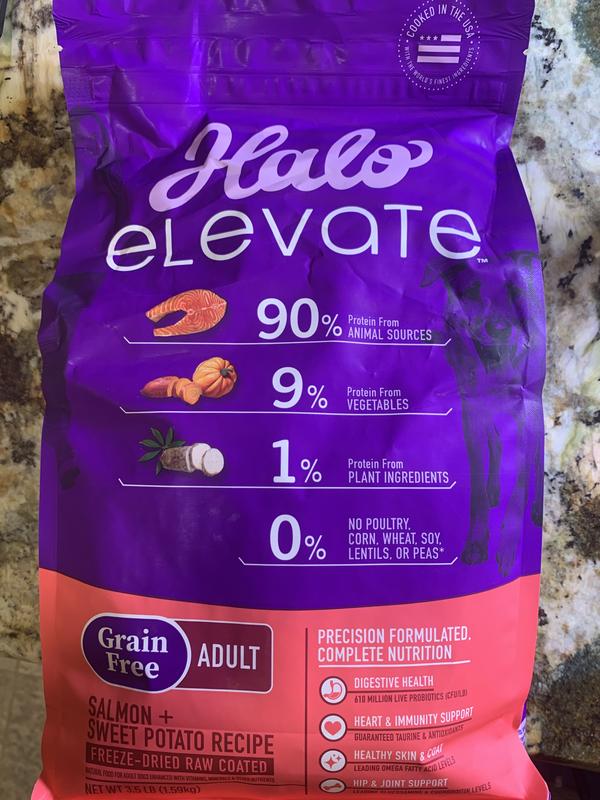 Halo Elevate Grain-Free Salmon Recipe Dry Dog Food
