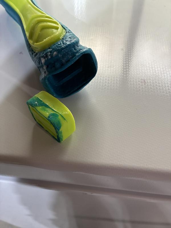 Was very upset this could have ended badly. I was surprised how the end piece was able to come apart.