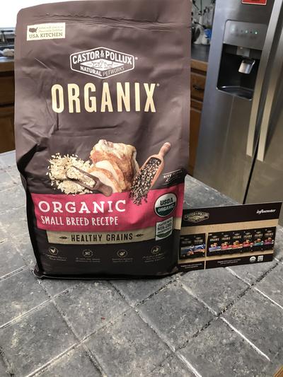 Organix small breed outlet recipe