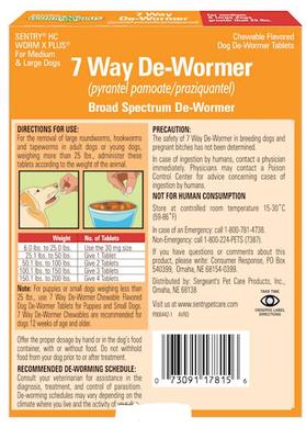 Worm X Plus Dewormer – Small Dog 2 ct – Robertson Cheatham Co-op