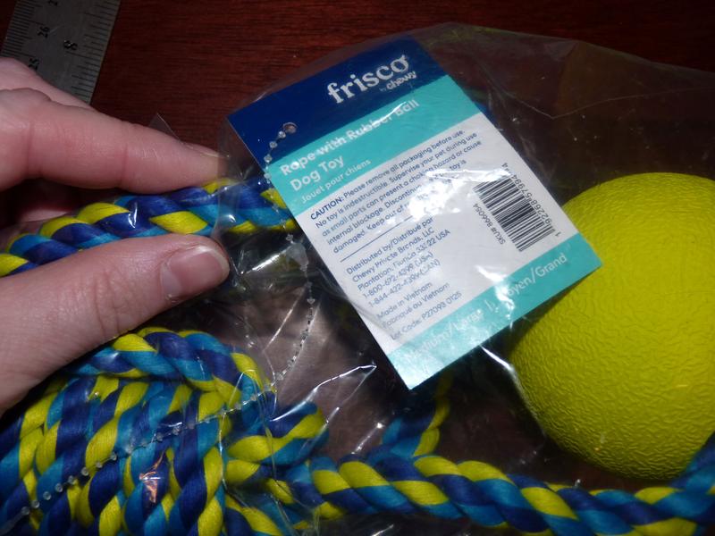 FRISCO Rope with Rubber Ball Dog Toy, Medium/Large - Chewy.com