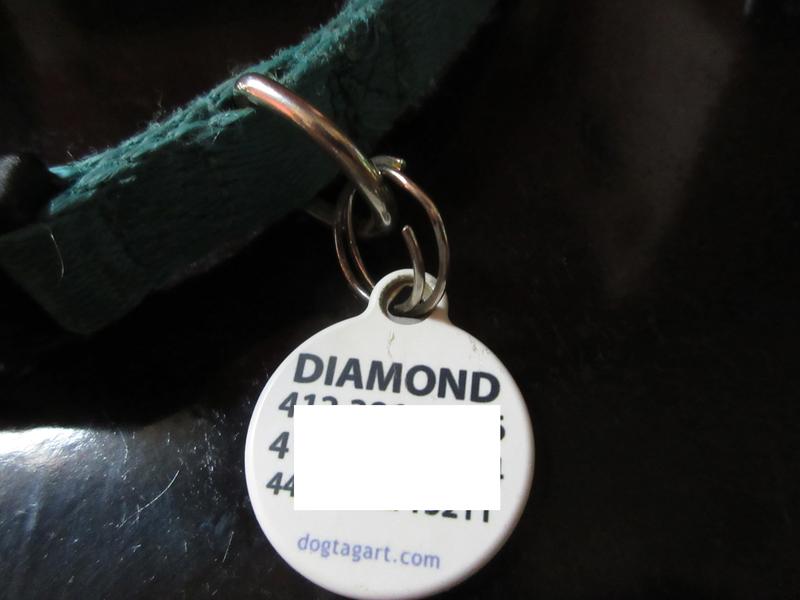 rust at the hole where ring is attaced