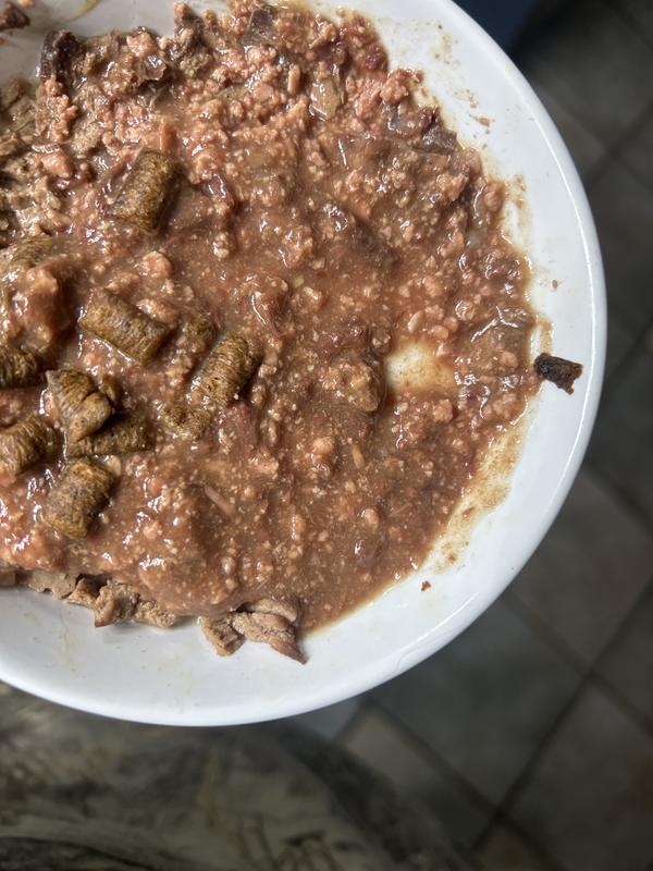 Added topper treats to try and make him interested