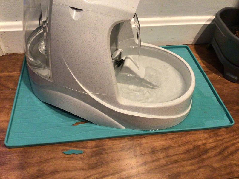 FRISCO Silicone Dog & Cat Food Mat, Gray, Medium