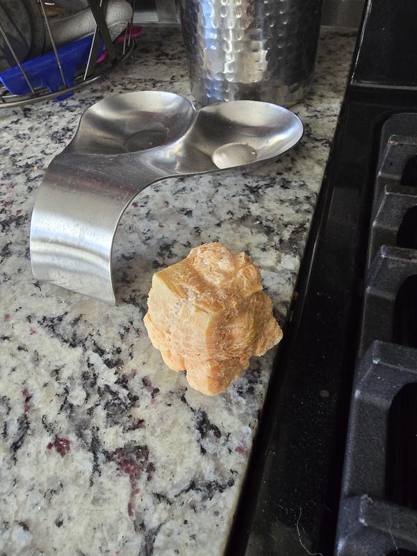 Same nugget microwaved without cup