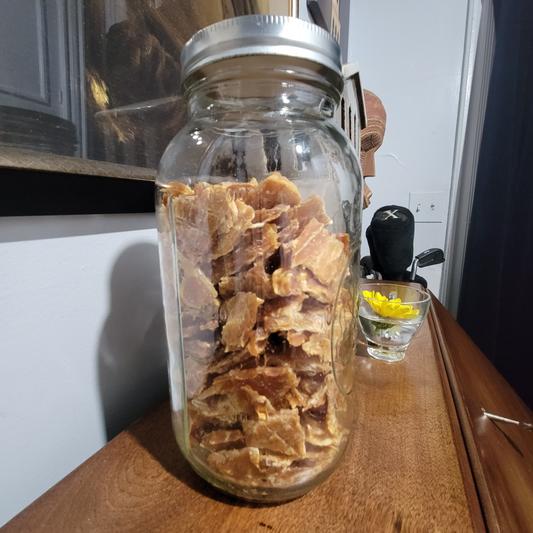 Treat jar by the door