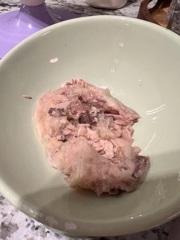 You can see the protein packed in the cans as soon as you open it/serve it.