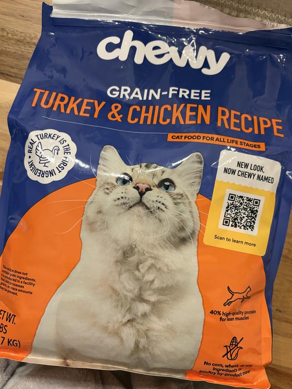 CHEWY MADE Turkey & Chicken Recipe Grain-Free Dry Cat Food