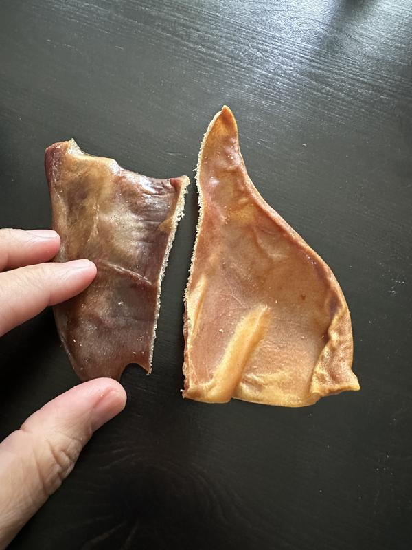 are pork chomps pig ears safe for dogs